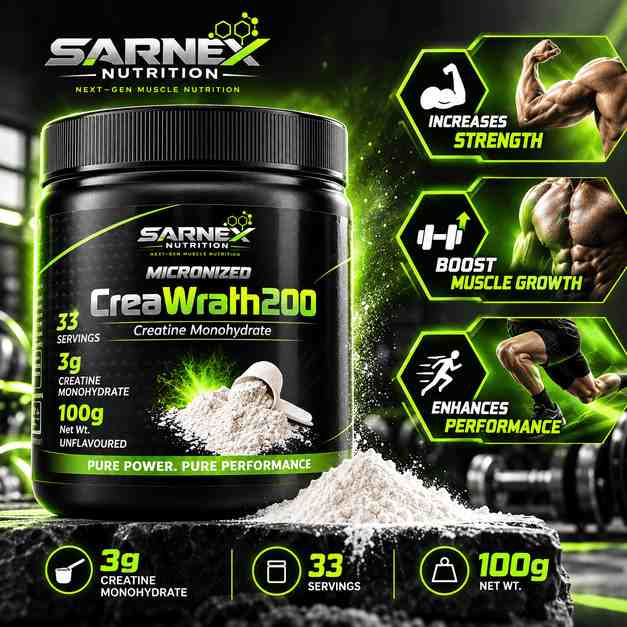 CreaWrath 200 Creatine Monohydrate 100g